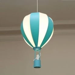 Rosemonde Et Michel Coudert Suspensions Enfant Suspension Montgolfière Bleue D30cm 5 Rosemonde Et Michel Coudert Suspensions Enfant Suspension Montgolfière Bleue D30cm -Luminaires enfant Soldes suspension montgolfiere bleue d30cm 2