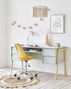 Maisons Du Monde Suspensions Enfant Suspension Tambour En Rotin Et Bambou Beige -Luminaires enfant Soldes suspension tambour en rotin et bambou beige 1000 14 12 206734 8