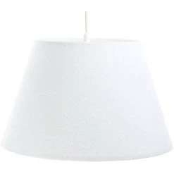 BPS Koncept Suspensions Enfant Suspension Tissu Blanc 55x55x26,5cm 11 BPS Koncept Suspensions Enfant Suspension Tissu Blanc 55x55x26,5cm -Luminaires enfant Soldes suspension tissu blanc 55x55x26 5cm 5