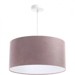 BPS Koncept Suspensions Enfant Suspension Tissu Rose ø40 - H20cm -Luminaires enfant Soldes suspension tissu rose oe40 h20cm 4