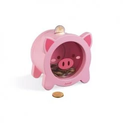 Janod Objets Déco Enfant Tirelire Cochon