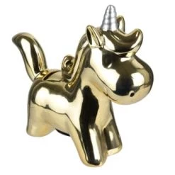 The Home Deco Factory Objets Déco Enfant Tirelire Enfant Licorne Blanc -Luminaires enfant Soldes tirelire enfant licorne dore