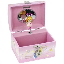 Trousselier Objets Déco Enfant Tirelire Musicale Princesse Rose