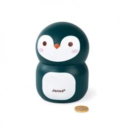 Janod Objets Déco Enfant Tirelire Pingouin