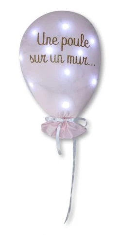 Jeanne Et Juliette Veilleuses Pour Bébé Veilleuse Ballon Enfant Rose