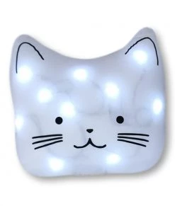 Jeanne Et Juliette Veilleuses Pour Bébé Veilleuse Chat Enfant Blanc