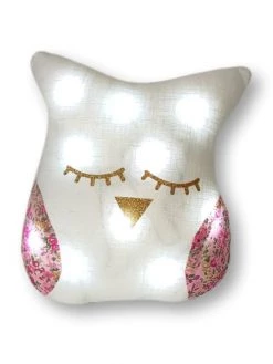 Jeanne Et Juliette Veilleuses Pour Bébé Veilleuse Chouette Enfant Blanc