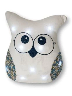 Jeanne Et Juliette Veilleuses Pour Bébé Veilleuse Chouette Enfant Bleu