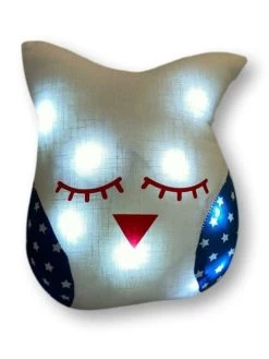 Jeanne Et Juliette Veilleuses Pour Bébé Veilleuse Hibou Enfant Bleu