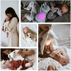 Moonie Veilleuses Pour Bébé Veilleuse Lapin Musicale Et Lumineuse -Luminaires enfant Soldes veilleuse lapin musicale et lumineuse 27