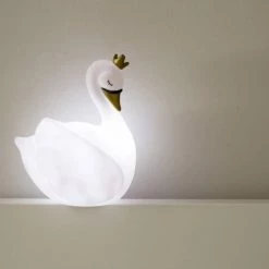 Atelier Pierre Veilleuses Pour Bébé Veilleuse LED Cygne H18cm -Luminaires enfant Soldes veilleuse led cygne h18cm 6