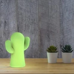 New Garden Veilleuses Pour Bébé Veilleuse Lumineuse LED Forme Cactus En Silicone H20,6cm -Luminaires enfant Soldes veilleuse lumineuse led forme cactus en silicone h20 6cm 5
